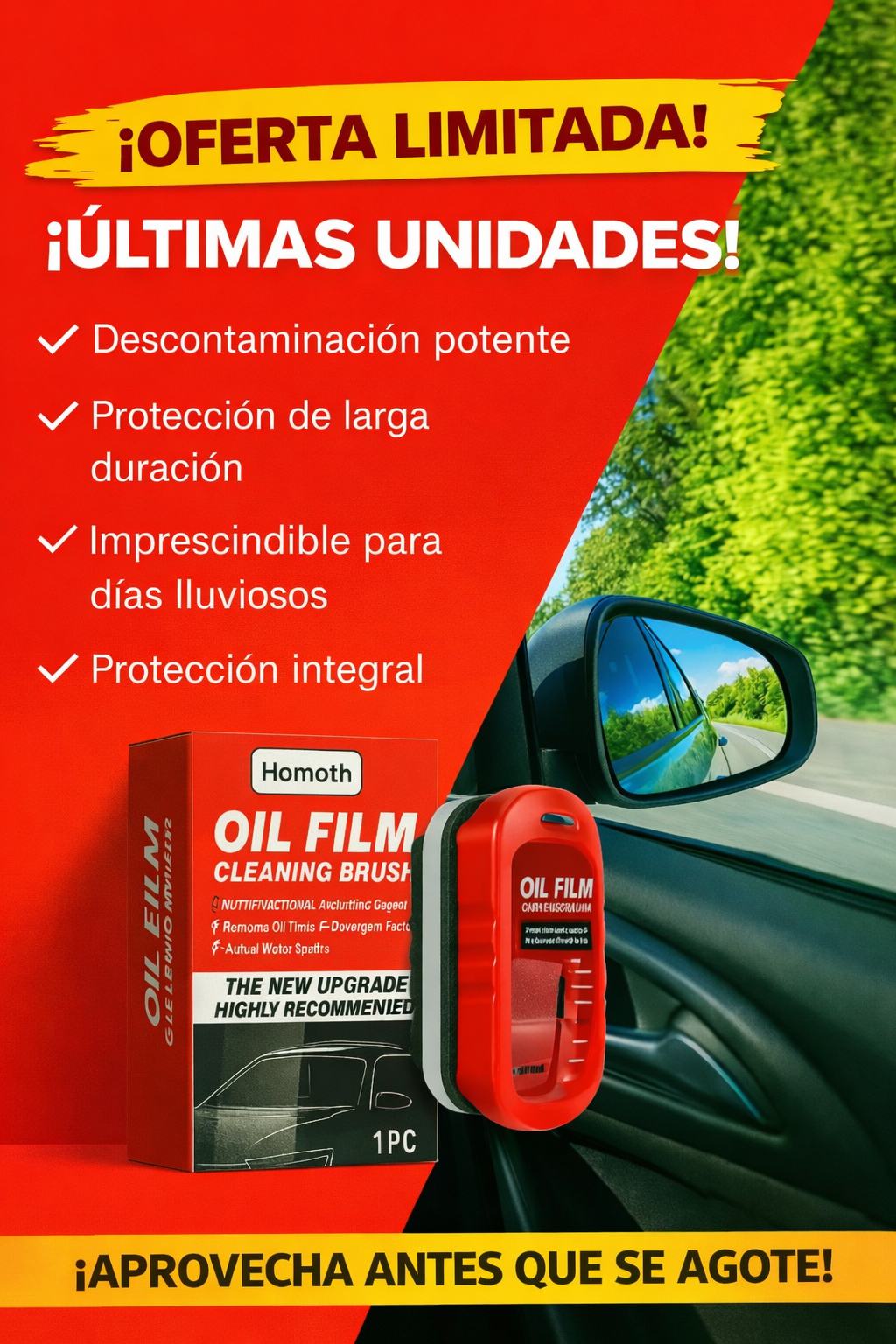ClearDrive Pro™ Conduce con total claridad y seguridad gracias a una limpieza profesional.